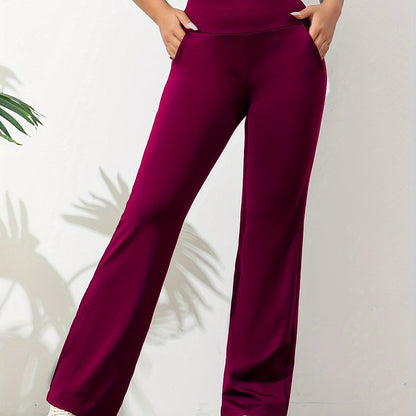 High-Waisted Women's Flared Sports Leggings