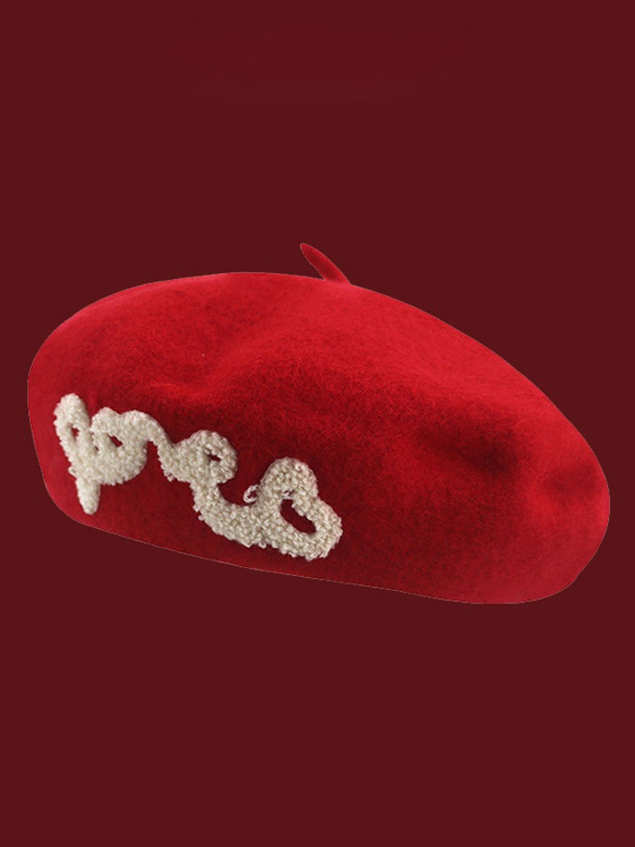 Timeless Vintage Christmas Beret