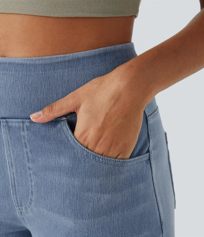 LIVAA | Women's High-Waisted Elastic Trousers