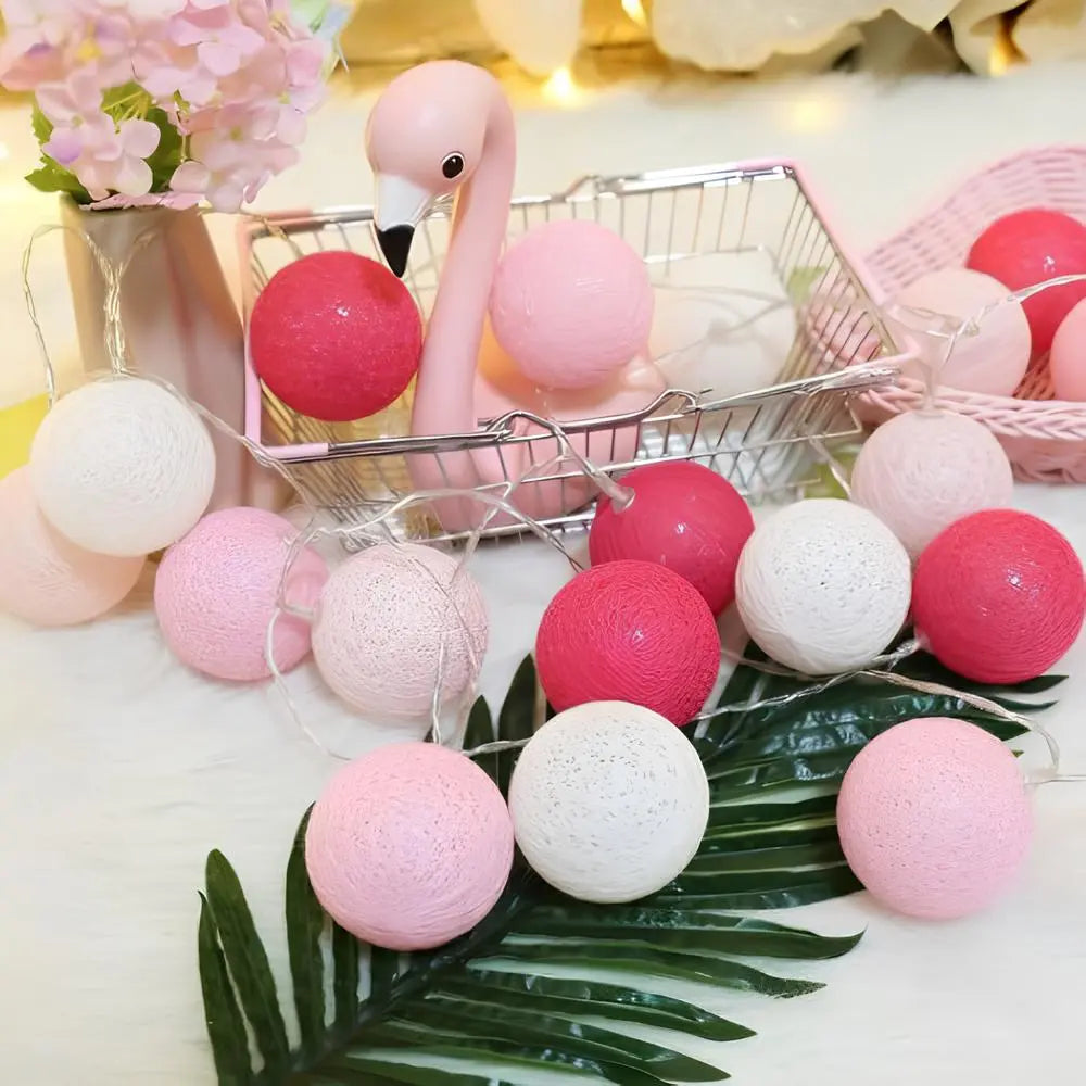 LumaBreeze Balloon Garland with Lights