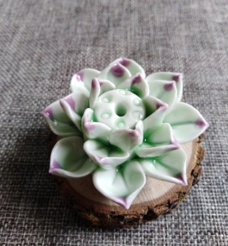 Elegant Lotus Blossom Incense Stand