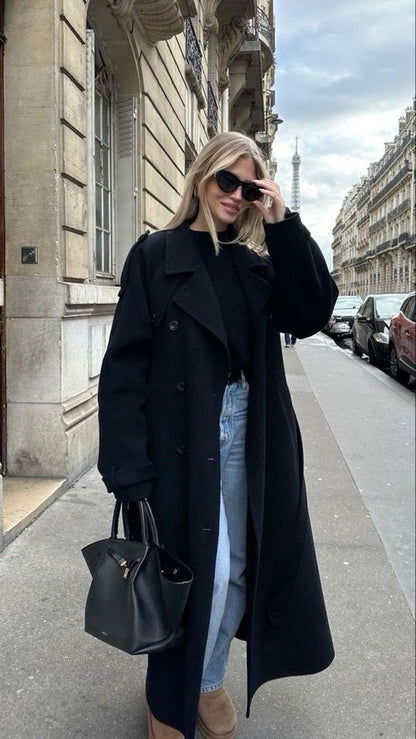 Mina Trenchcoat | Timeless Women's Coat – Ideal for Spring, Autumn, and Sophisticated Events