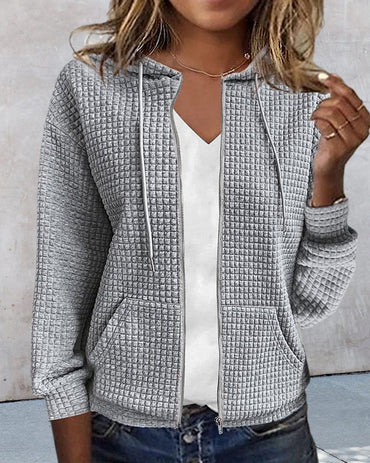 Monique | Casual Vest with Pockets and Adjustable Drawstrings