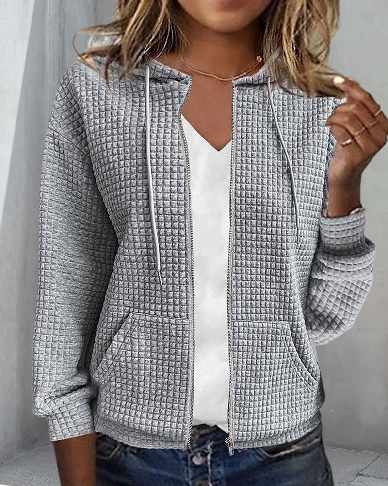 Monique | Casual Vest with Pockets and Adjustable Drawstrings