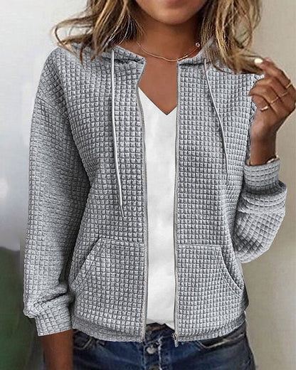 Monique | Casual Vest with Pockets and Adjustable Drawstrings
