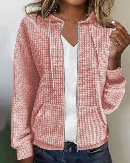 Monique | Casual Vest with Pockets and Adjustable Drawstrings