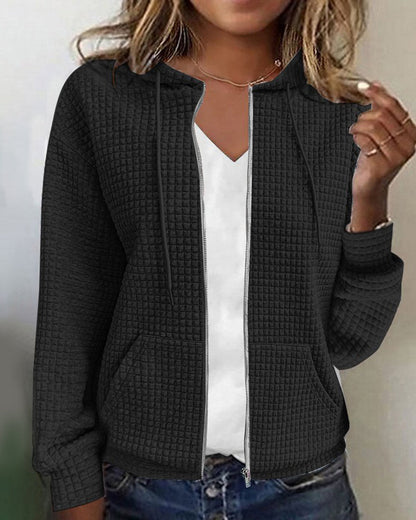 Monique | Casual Vest with Pockets and Adjustable Drawstrings