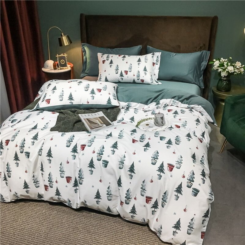 Luxurious Christmas Bedding Set in Soft Fabric