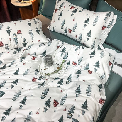 Luxurious Christmas Bedding Set in Soft Fabric