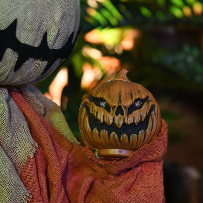 Motion-Activated Halloween Scarecrow - Spooky LED Garden Decoration (80 cm)