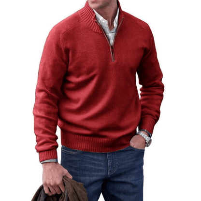 ZAVA | Men's Zip-Up Sweater