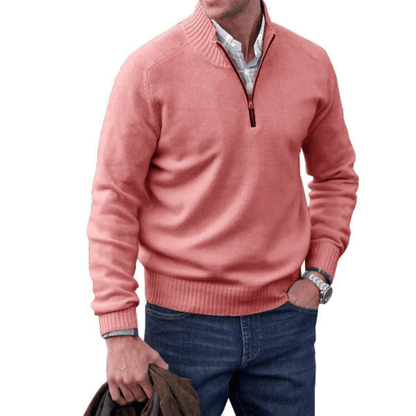 ZAVA | Men's Zip-Up Sweater