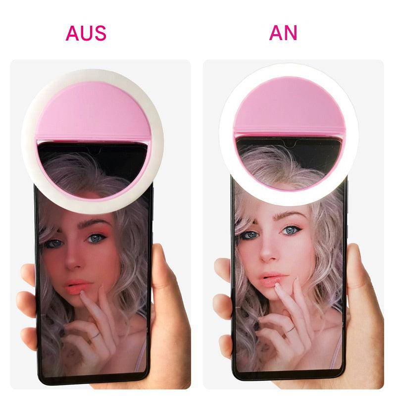 GlowSnap - Compact Ring Light for Perfect Selfies