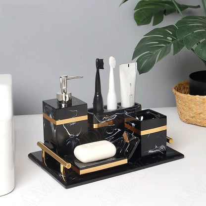 OpulentSet | Contemporary European Resin Luxury Bathroom Collection