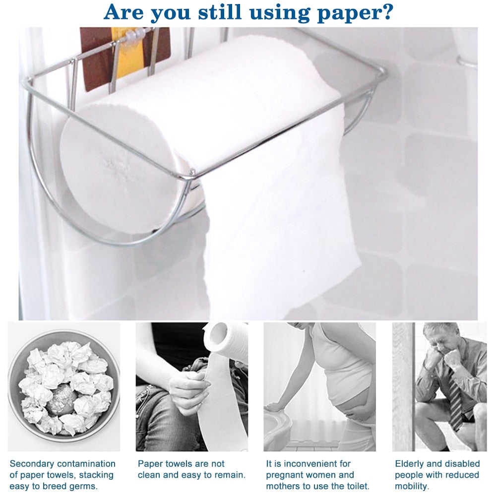 CleanJet | Slim Adjustable Water Bidet - Compact, Eco-Friendly, Effortless Installation