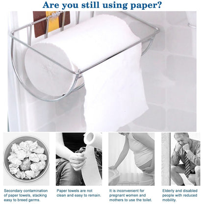 CleanJet | Slim Adjustable Water Bidet - Compact, Eco-Friendly, Effortless Installation