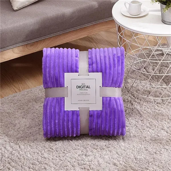 Luxurious Velvet Fleece Blanket for Ultimate Winter Comfort