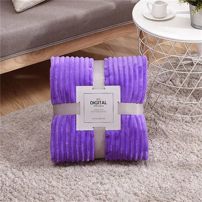 Luxurious Velvet Fleece Blanket for Ultimate Winter Comfort