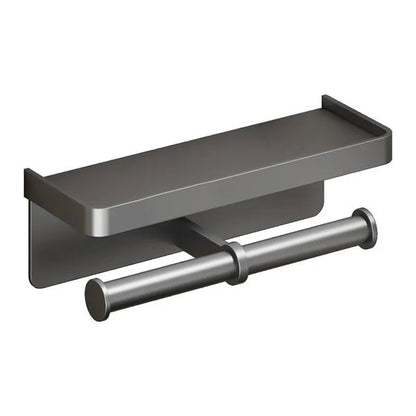 RollRack | Versatile Wall-Mounted Toilet Paper Holder - Bathroom Organizer