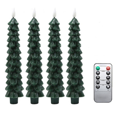 Remote-Controlled LED Candles for Christmas Trees – Safe and Elegant Holiday Decor