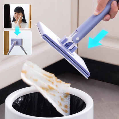 Wet Wipe Cleaning Mop with 10 Complimentary Wipes Included