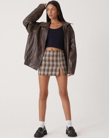Stylish Oversized Lightweight Leather Jacket for Women