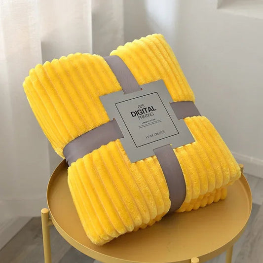 Luxurious Velvet Fleece Blanket for Ultimate Winter Comfort