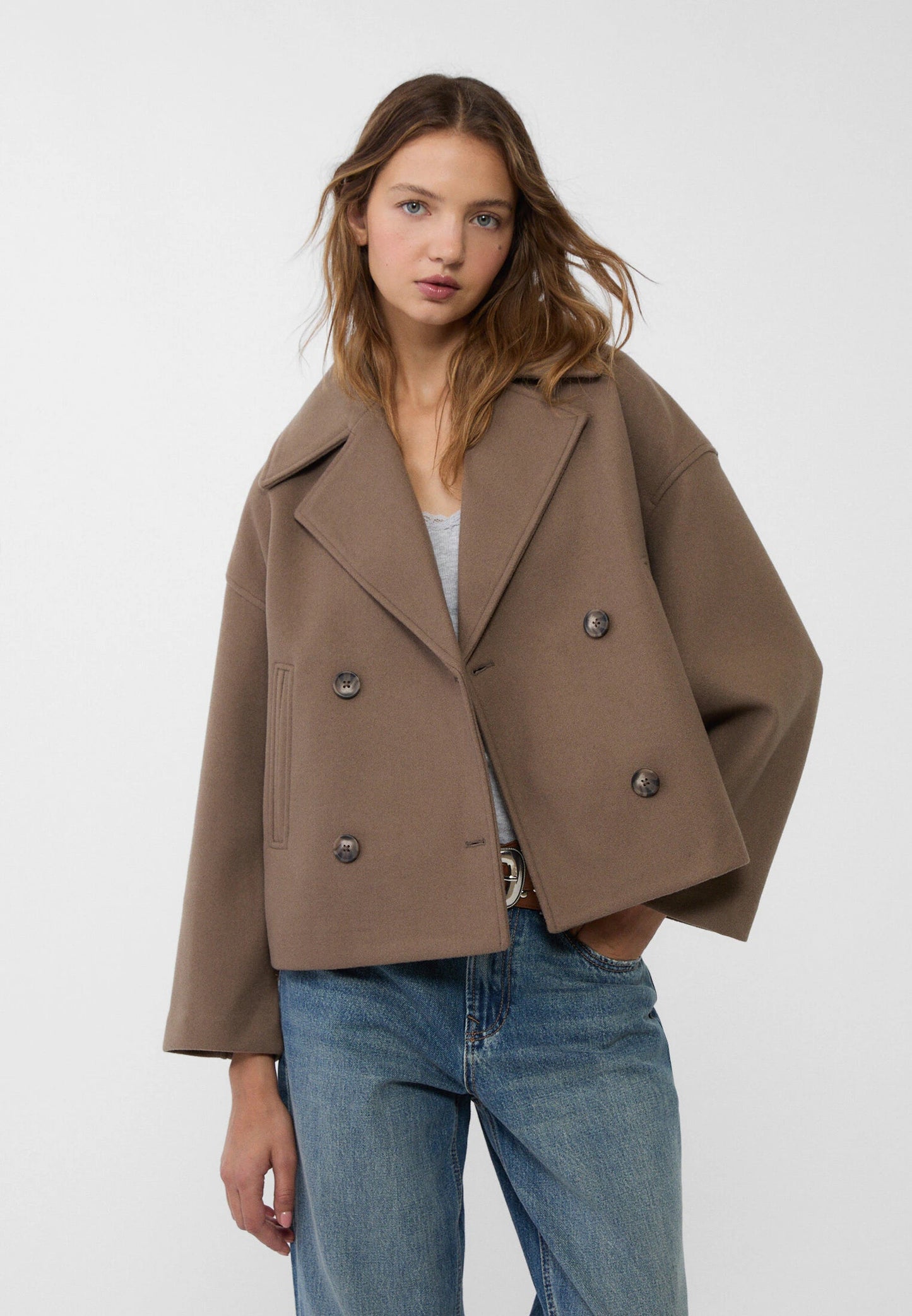 Zoe | Stylish Double-Breasted Short Blazer